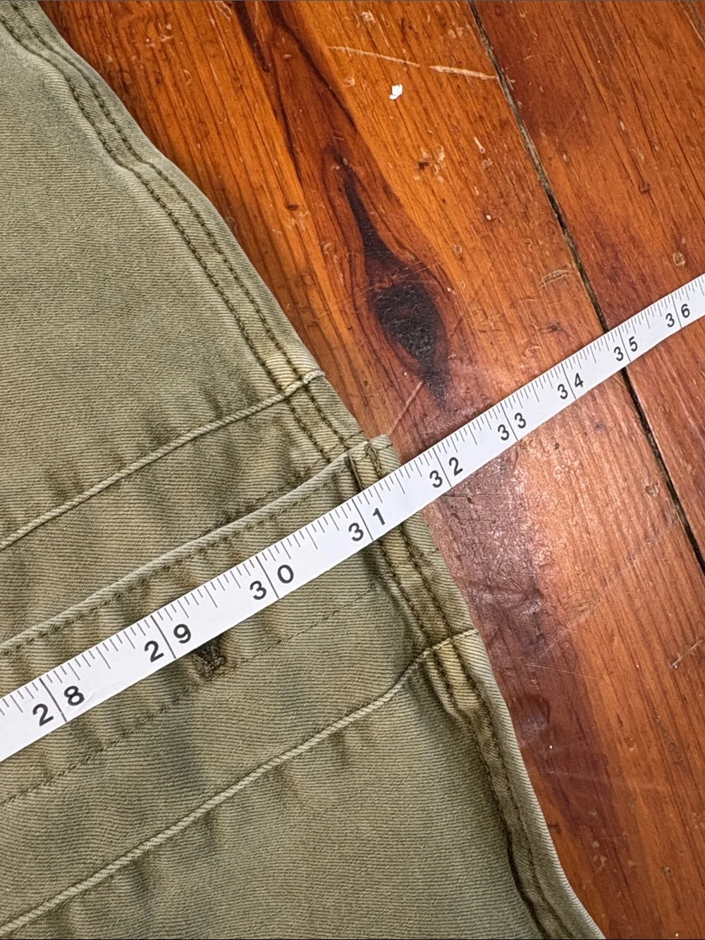 Free People Sleeveless Olive Tan Button-Front Denim Utility Safari Dress Size 6 - Picture 6 of 7